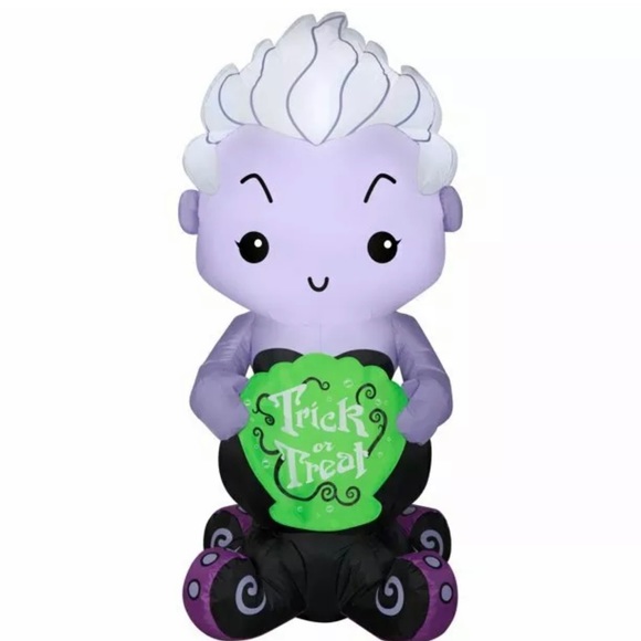 Disney Villains Ursula Halloween Inflatable 5ft NEW - Picture 1 of 4